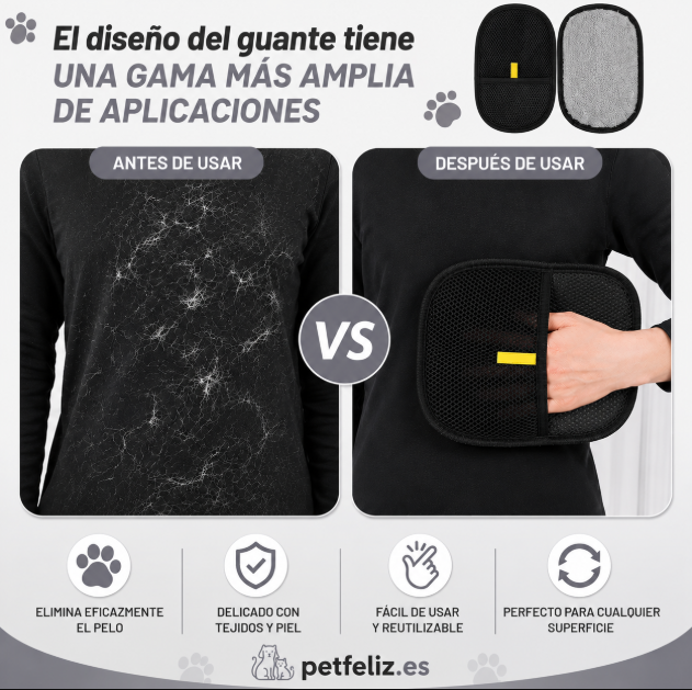 petfeliz.es Guante para Pelo